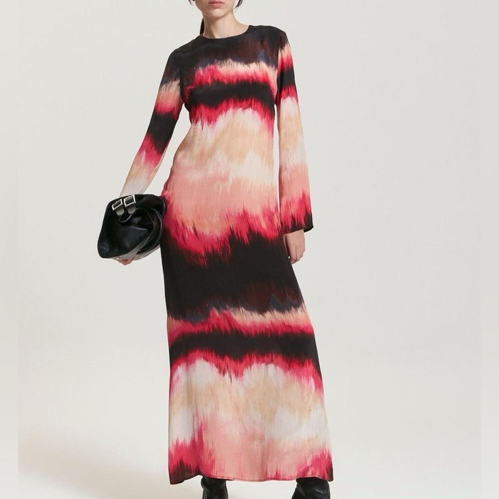 Elegant Multicolor Maxi Dress